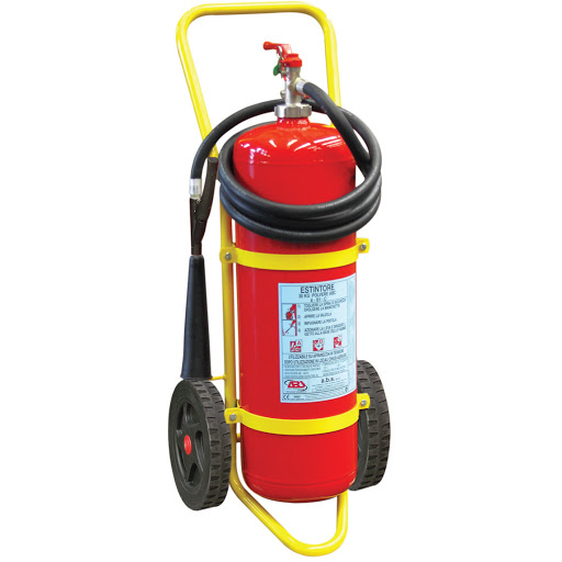 Estintore A Polvere ABC 30kg Carrellato - Nuovo - Foto 3